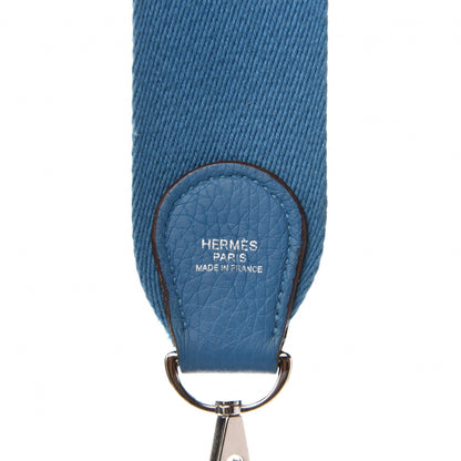 Hermes Taurillon Clemence Amazone Evelyne III GM Mykonos White 9 of 14