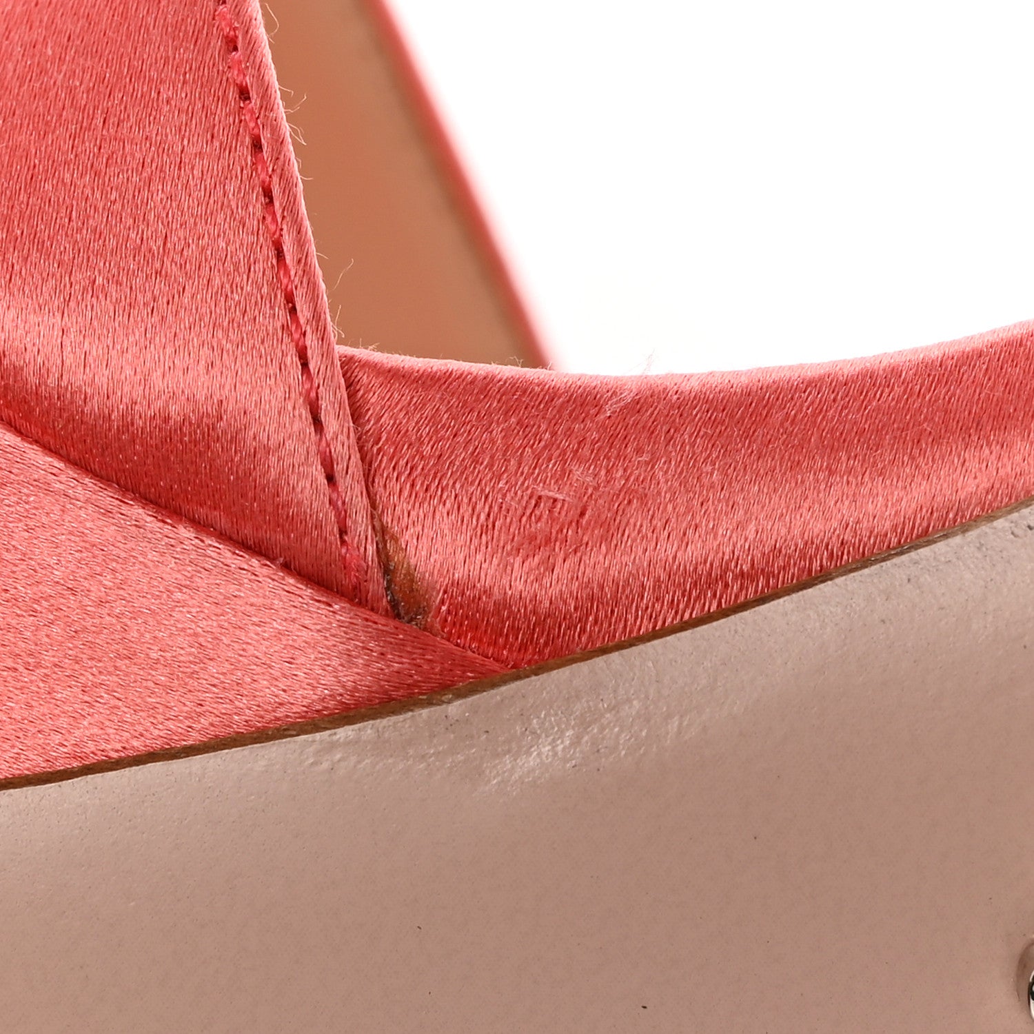 Prada Satin Ankle Strap Platform Sandals 37 9 of 11