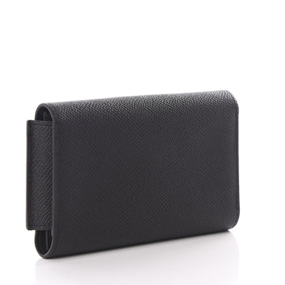Hermes Epsom Short Passant Wallet Black 3 of 9