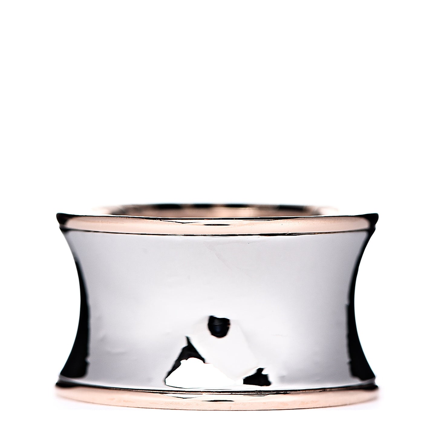 Stainless Steel 18K Rose Gold Anish Kapoor B.Zero1 Ring 54 6.75