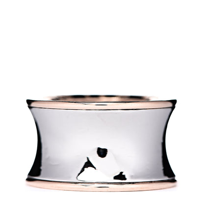 Bulgari Stainless Steel 18K Rose Gold Anish Kapoor B.Zero1 Ring 54 6.75 3 of 5