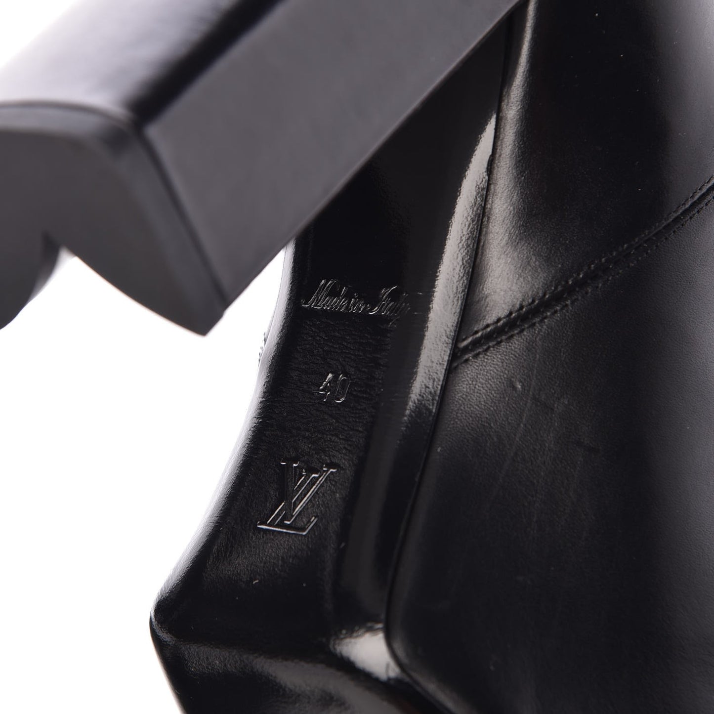 Calfskin Matchmake Ankle Boot 40 Black