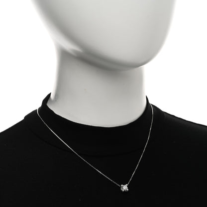 Cartier 18K White Gold Diamond .71ct C De Cartier Pendant Necklace 2 of 5