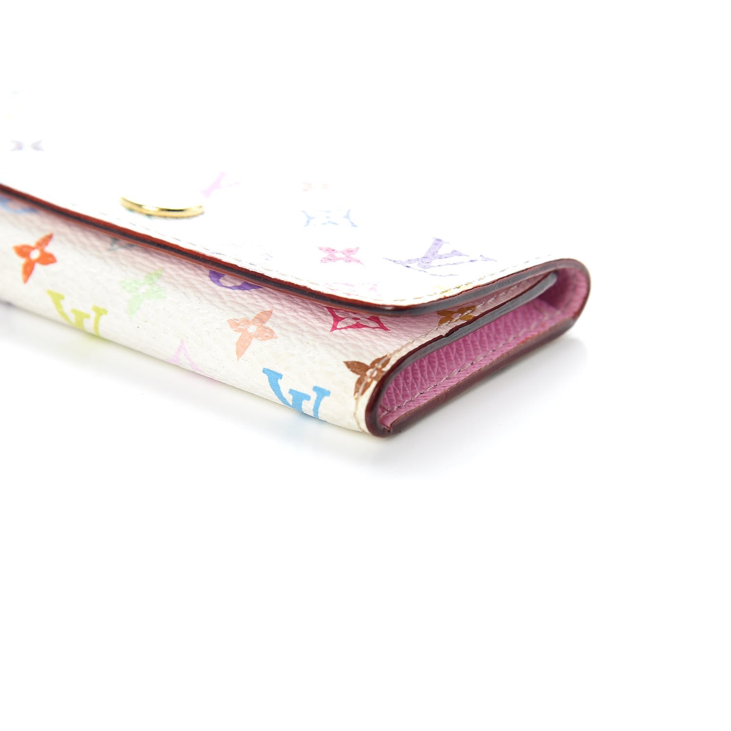 Louis Vuitton Monogram Multicolor Multicles 4 Key Holder White Litchi 9 of 11