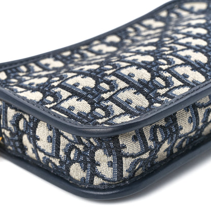 Christian Dior Oblique Diorquake Clutch Blue 10 of 11