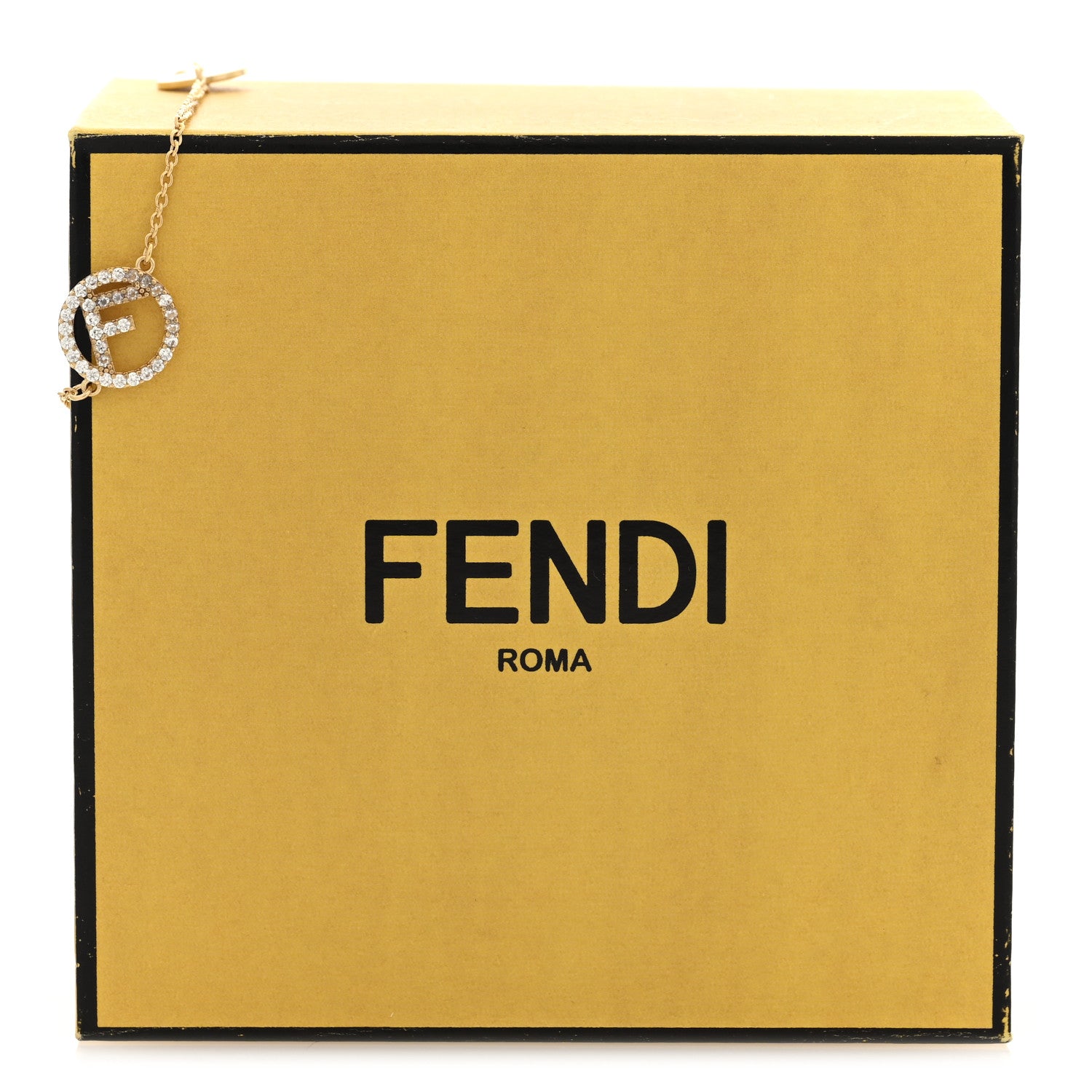 Fendi Brass Crystal F is Fendi Bracelet Gold 5 of 5