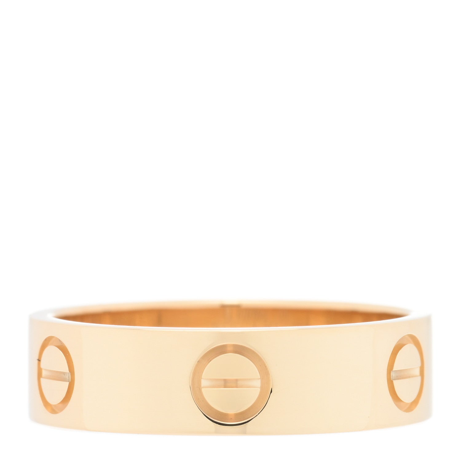 Cartier 18K Yellow Gold 5.5mm LOVE Ring 58 8.5 3 of 4