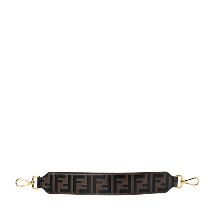 Fendi Calfskin FF 1974 Embossed Mini Strap You Maya Black 1 of 9