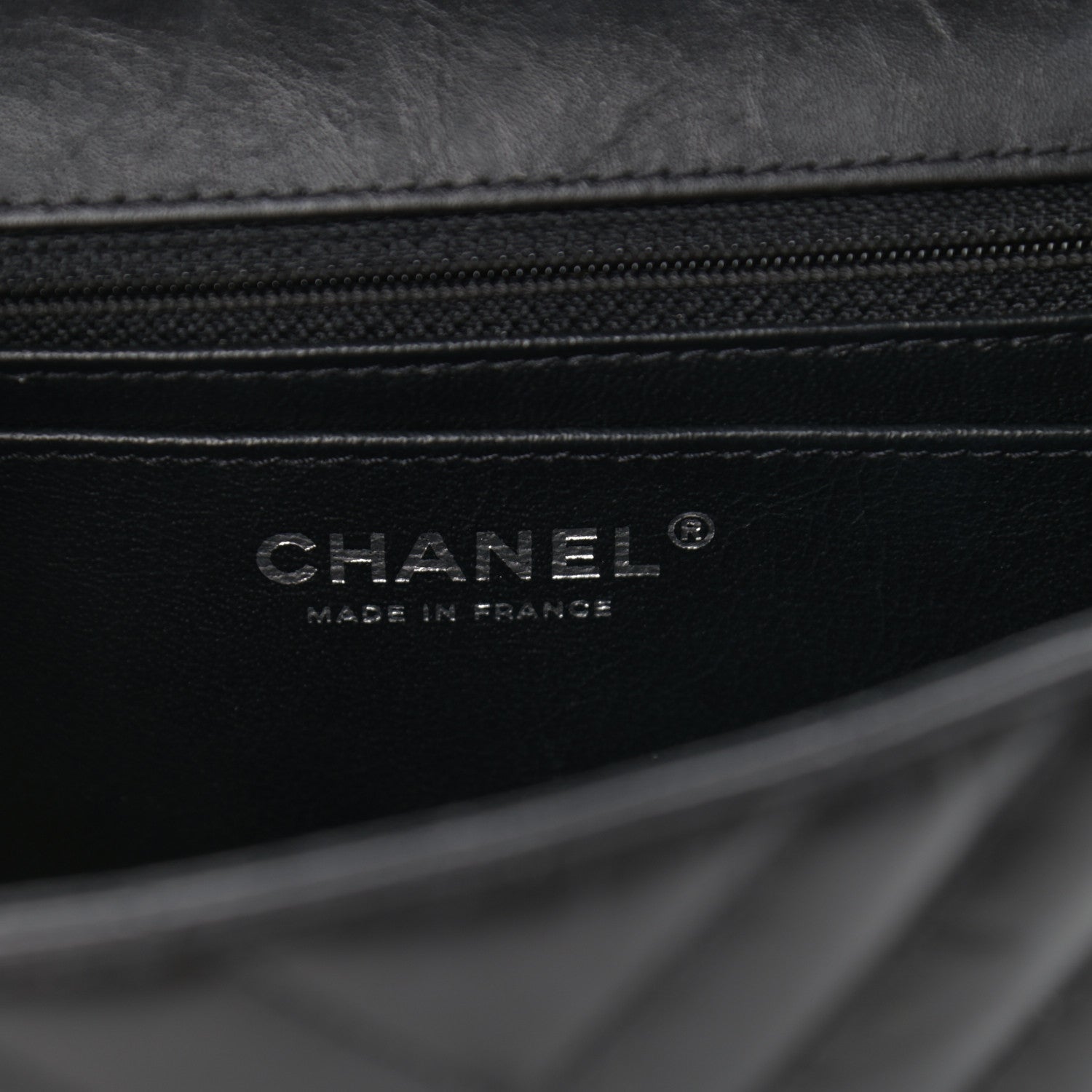 Chanel Aged Calfskin Chevron Quilted 2.55 Reissue Mini Flap So Black 6 of 12