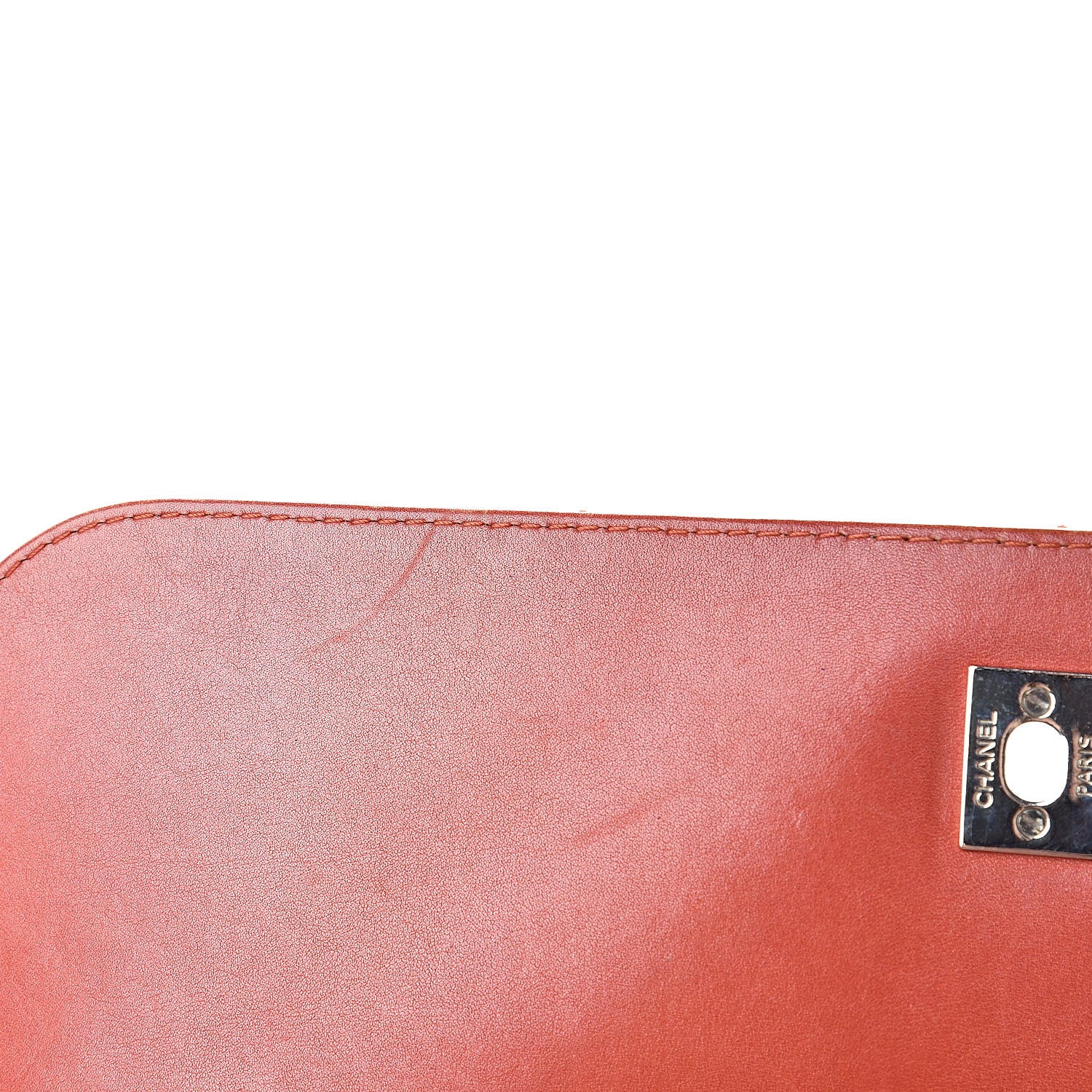 Chanel Calfskin Quilted In The Business Flap Bag Orange 18 of 26