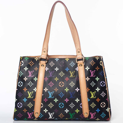 Louis Vuitton Monogram Multicolor Aurelia MM Black 3 of 8