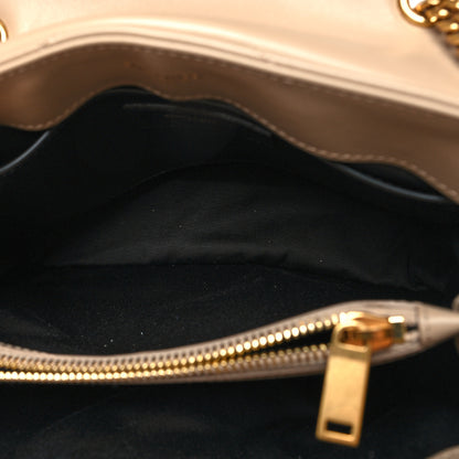 Saint Laurent Calfskin Y Quilted Monogram Small Loulou Chain Satchel Dark Beige 6 of 11