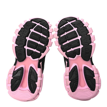 Balenciaga Mesh Nylon Bi-Color Womens Track Sneakers 38 Black Pink 5 of 9