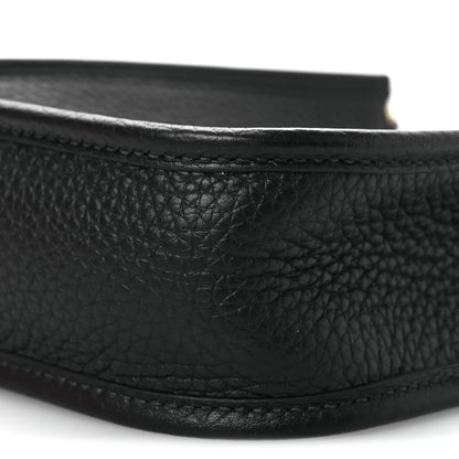 Hermes Taurillon Clemence Evelyne TPM Black 10 of 11