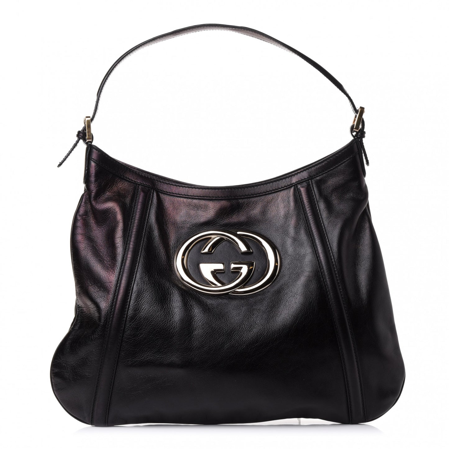 Calfskin Medium Britt Hobo Black