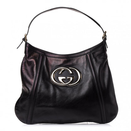 Gucci Calfskin Medium Britt Hobo Black 1 of 4