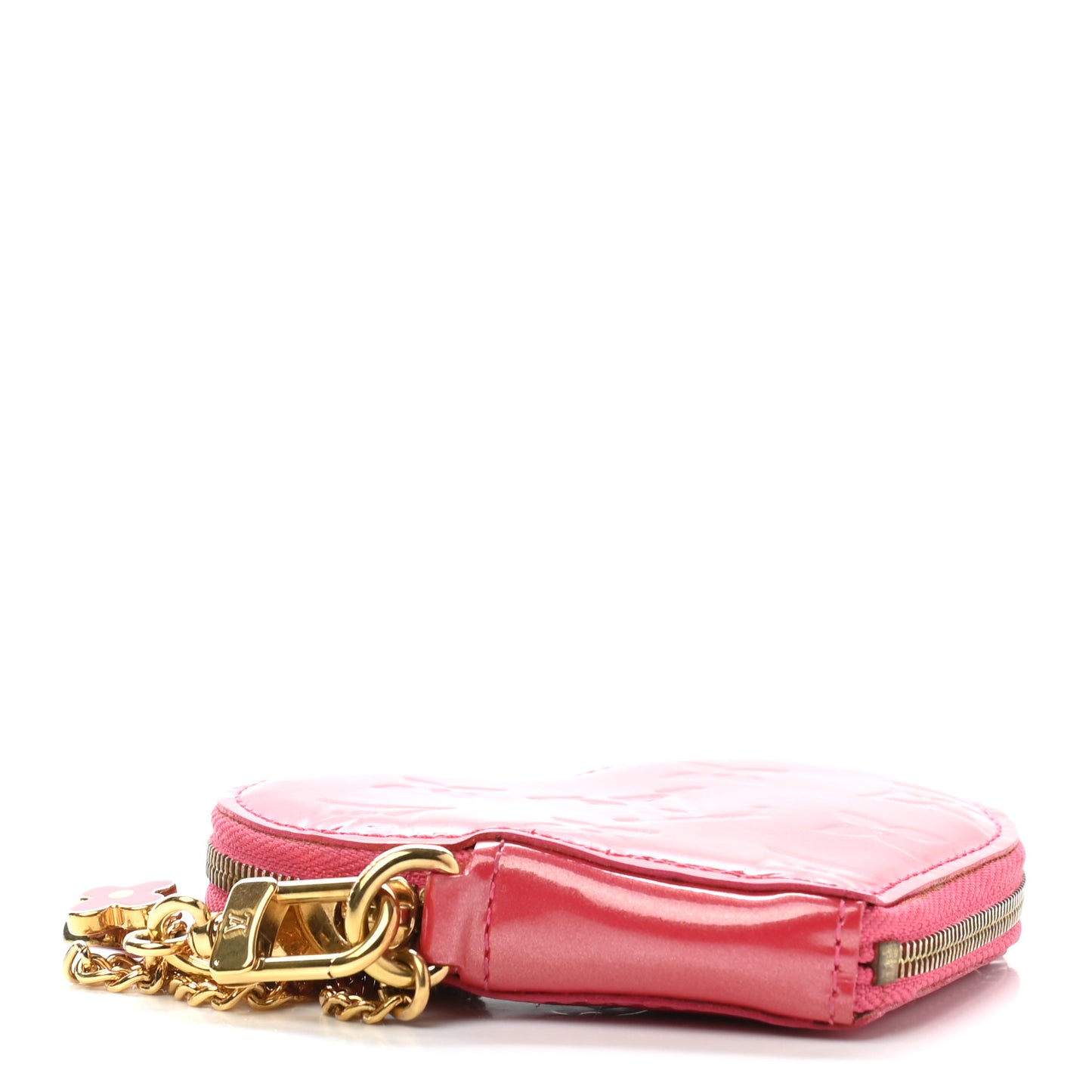 Vernis Heart Coin Purse Framboise