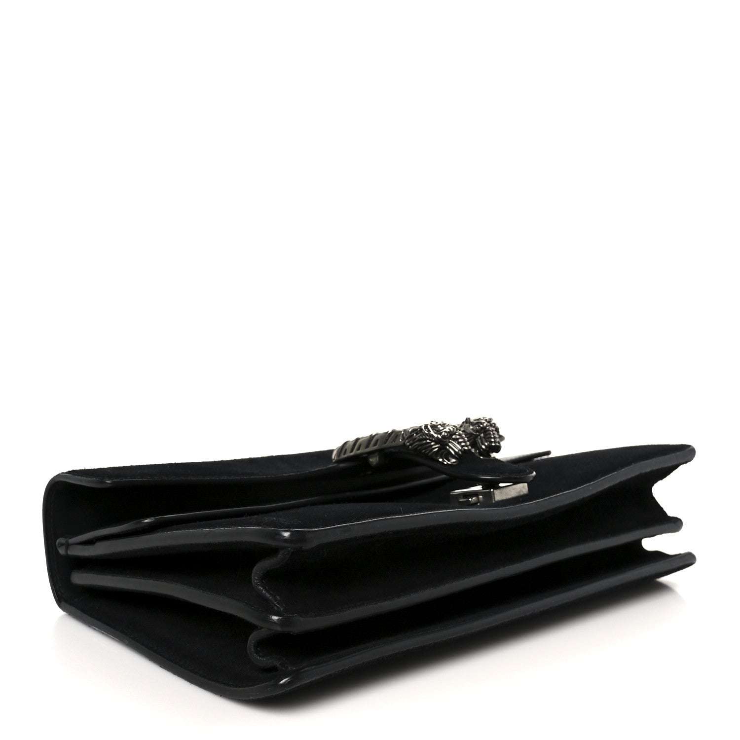Gucci Suede Small Dionysus Shoulder Bag Black 4 of 10