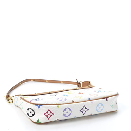 Louis Vuitton Monogram Multicolor Pochette Accessories White 3 of 8