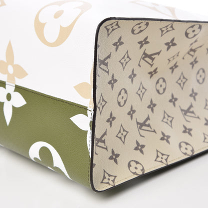 Louis Vuitton Monogram Giant Onthego GM Kaki Beige 12 of 13
