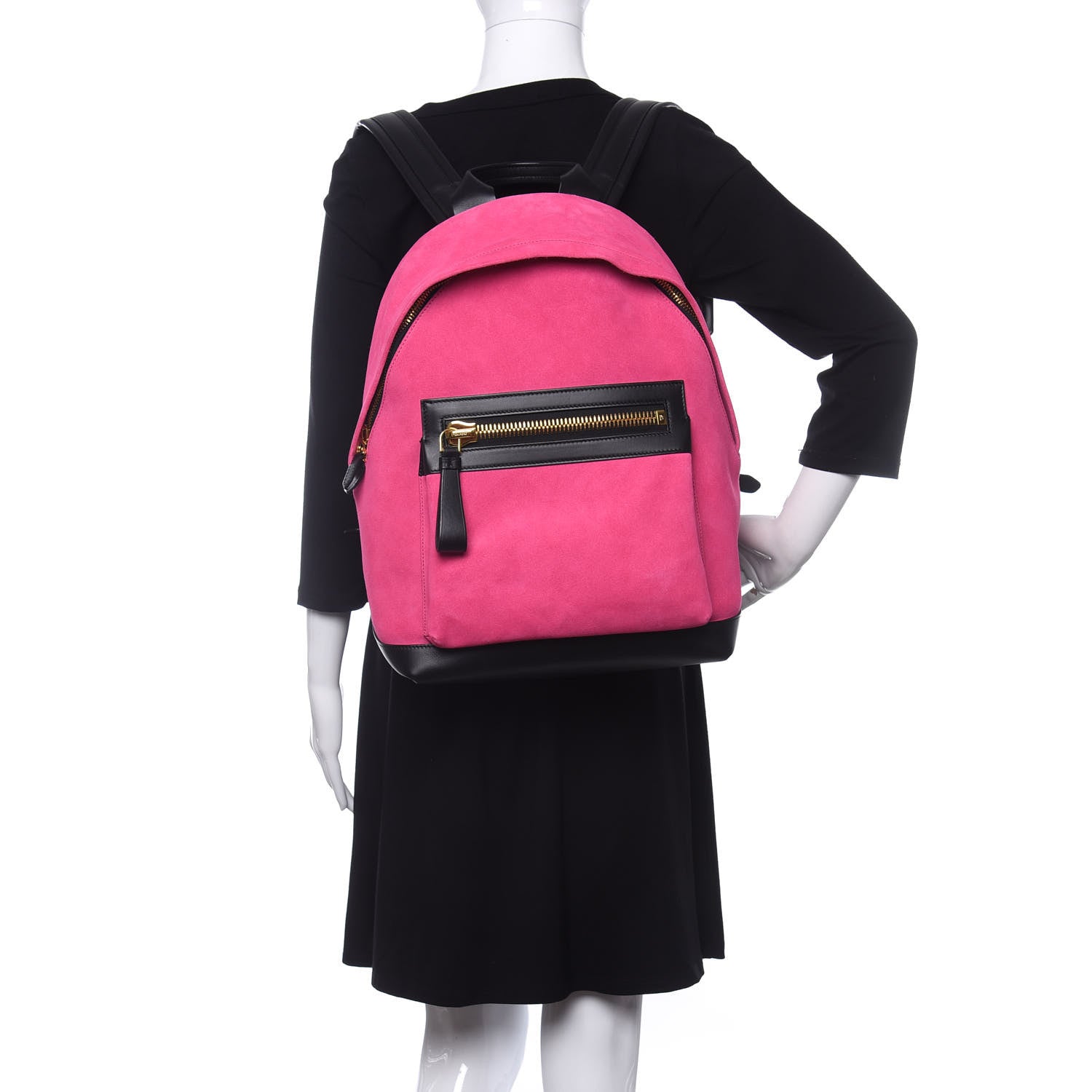 Tom Ford Suede Buckley Backpack Pink 2 of 9