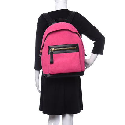 Tom Ford Suede Buckley Backpack Pink 2 of 9