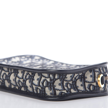 Christian Dior Oblique Diorquake Clutch Blue 7 of 8