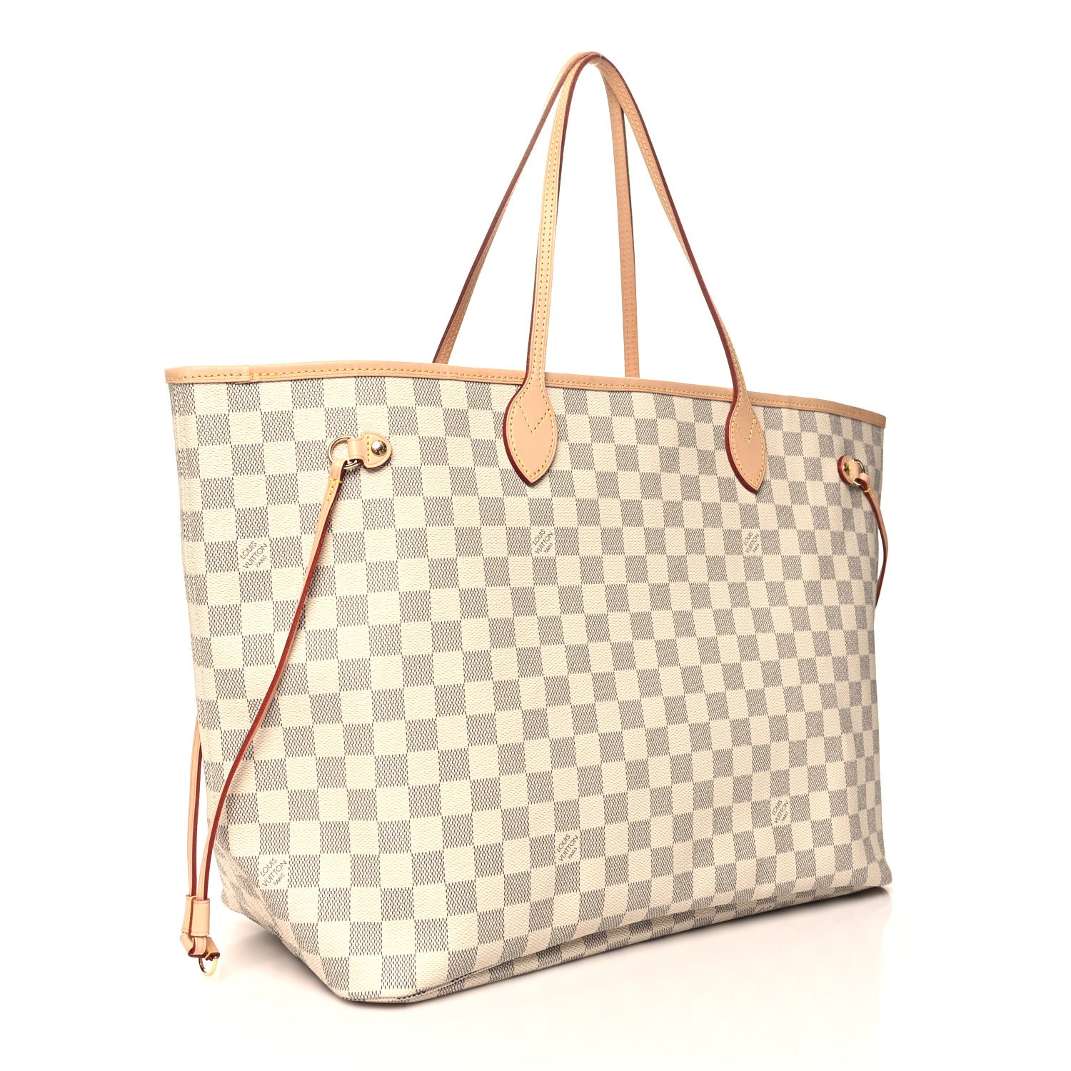 Louis Vuitton Damier Azur Neo Neverfull GM Rose Ballerine 4 of 10