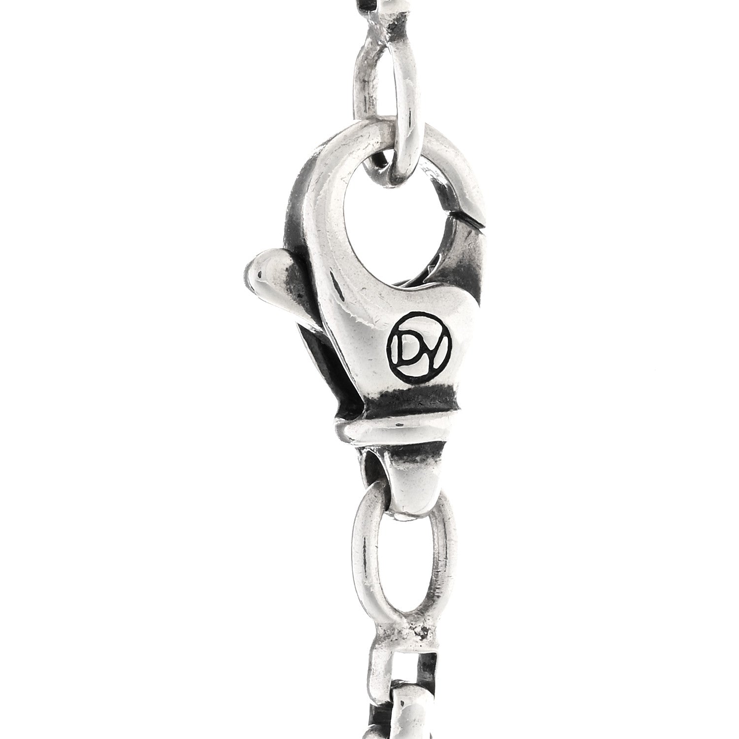 David Yurman Sterling Silver St. Michael Amulet Pendant Necklace 4 of 4