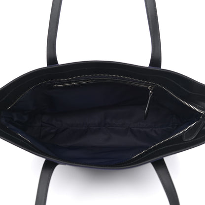 Burberry Nylon Logo Small Ardwell Tote Navy 5 of 13