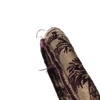 Christian Dior Canvas Embroidered Large Dioriviera Toile De Jouy Book Tote Burgundy 8 of 11