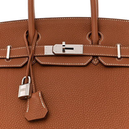 Hermes Togo Birkin 30 Gold 8 of 12