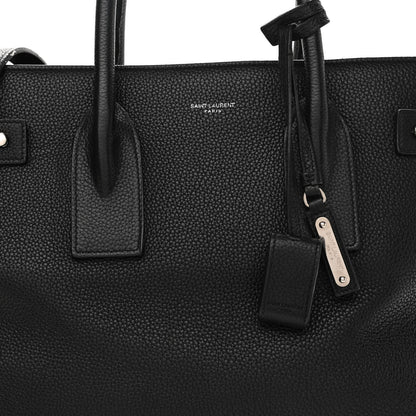 Saint Laurent Grained Calfskin Medium Souple Sac De Jour Black 17 of 29