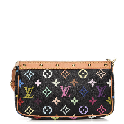 Louis Vuitton Monogram Multicolor Pochette Accessories Black 1 of 7