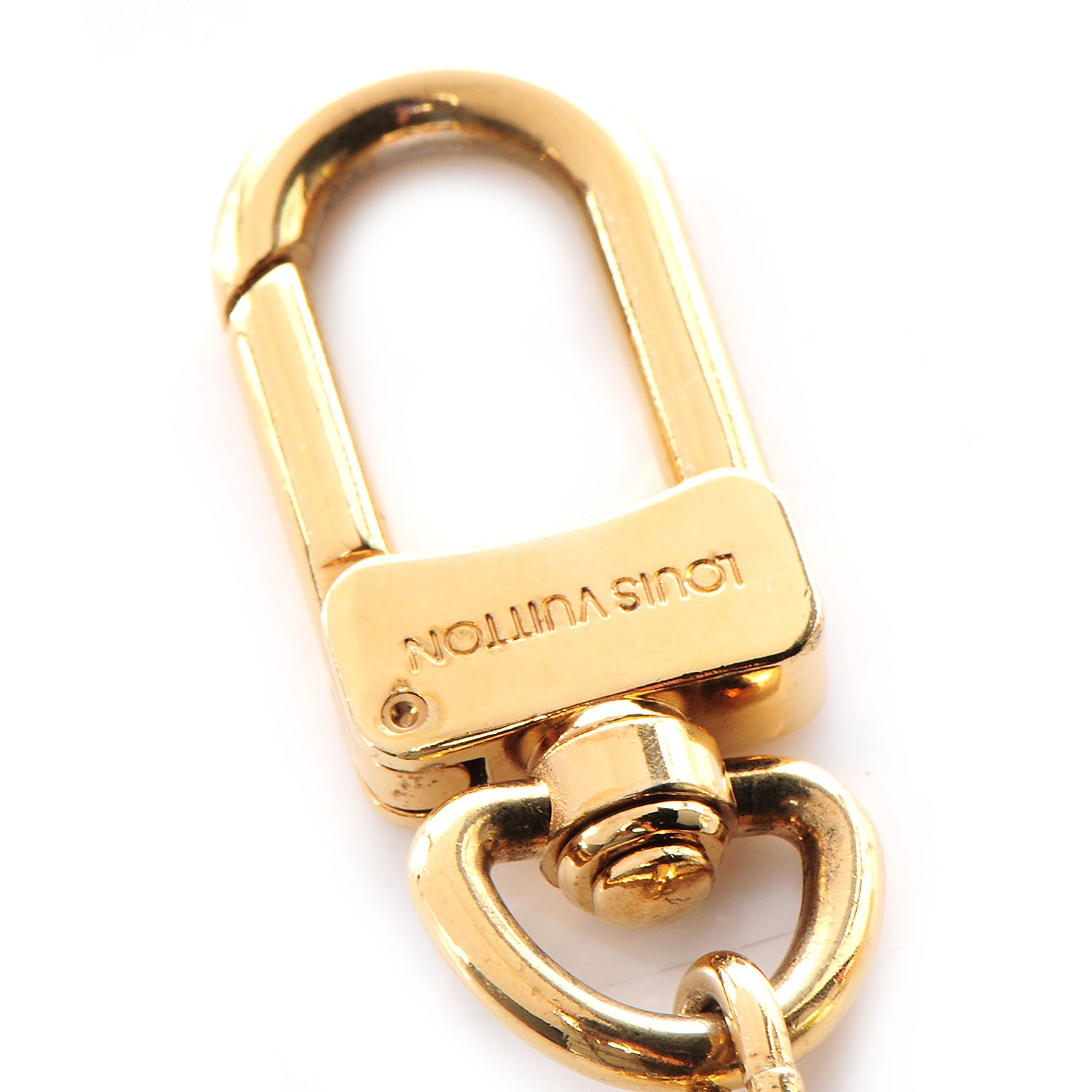 Louis Vuitton Pochette Extender Key Ring Gold 3 of 4