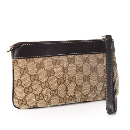 Gucci Monogram D Ring Wristlet Dark Brown 3 of 7