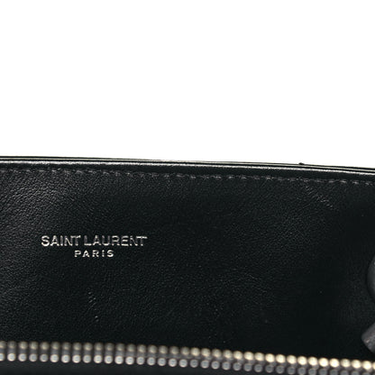 Saint Laurent Calfskin Y Quilted Monogram Large Loulou Shopper Black 15 of 16