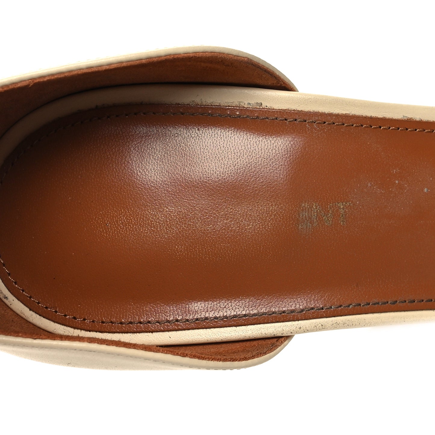 Calfskin Opyum Sandals 41 Real Beige