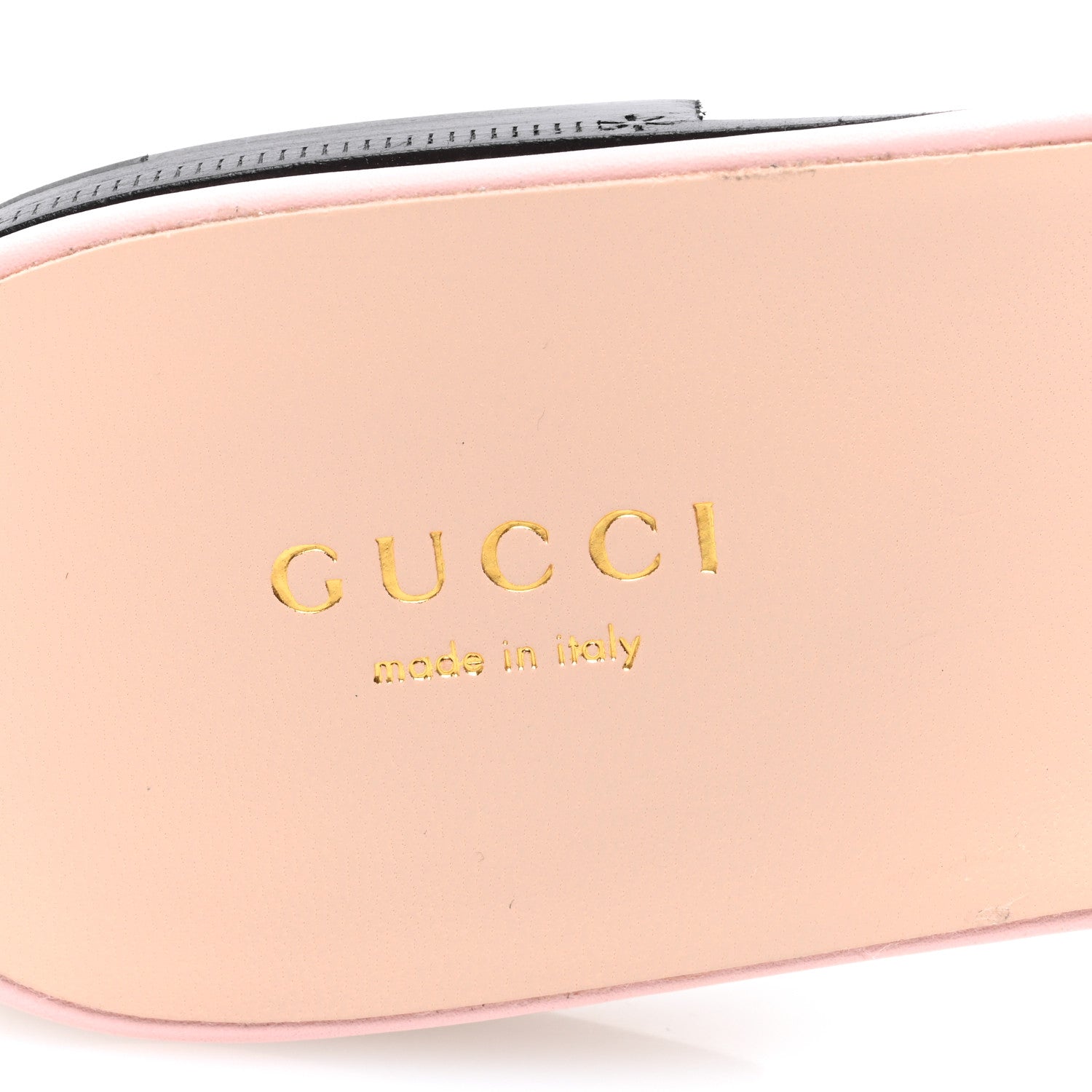 Gucci Cosmos Softy Calfskin Interlocking G Cut Out Slide Sandals 40 Pastel Pink 7 of 7