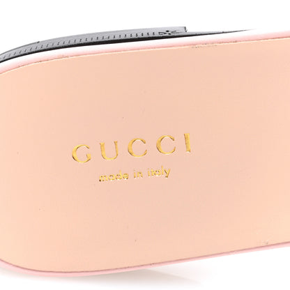 Gucci Cosmos Softy Calfskin Interlocking G Cut Out Slide Sandals 40 Pastel Pink 7 of 7