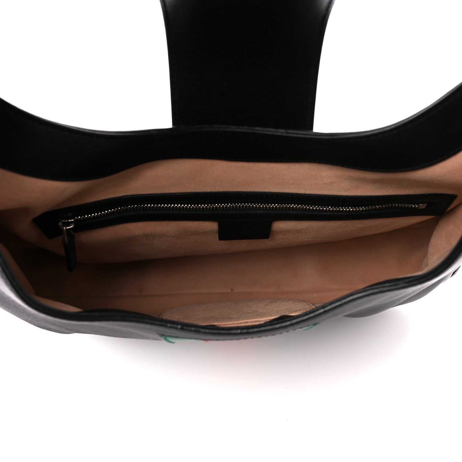 Gucci Calfskin Web Stripe Medium Dionysus Hobo Black 5 of 11