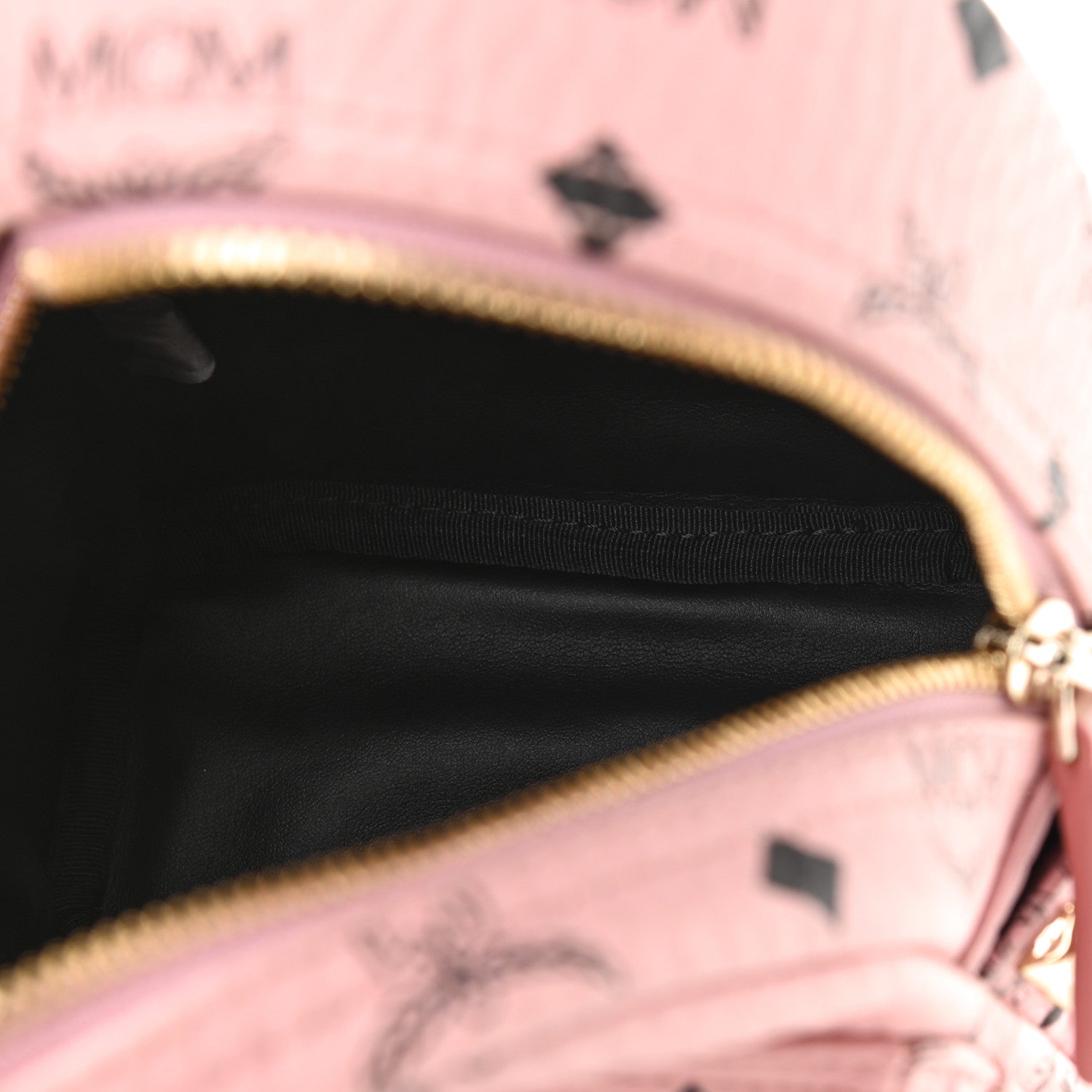 MCM Visetos Side Stud X-Mini Stark Backpack Soft Pink 9 of 11