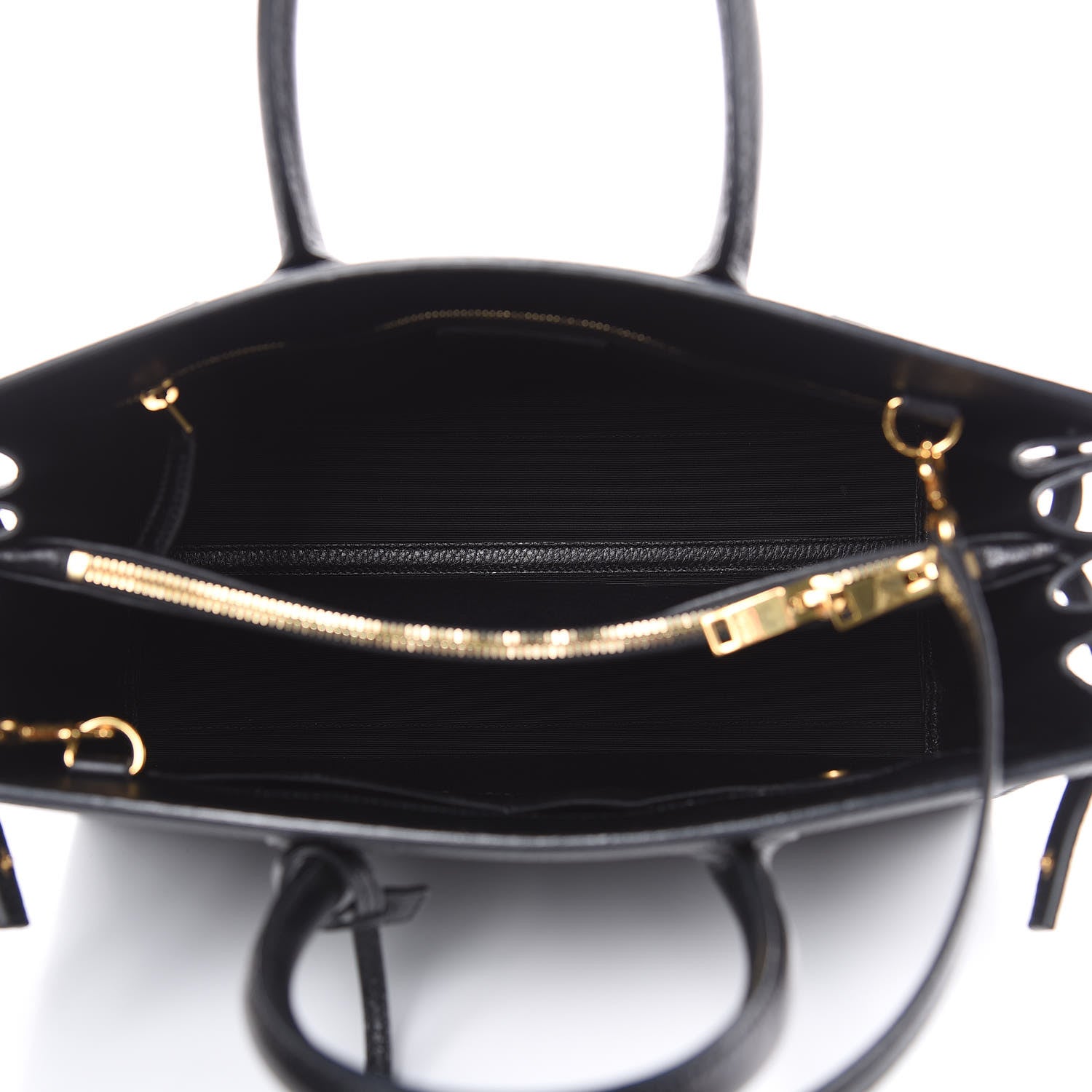 Saint Laurent Grained Calfskin Small Sac De Jour Black 5 of 7