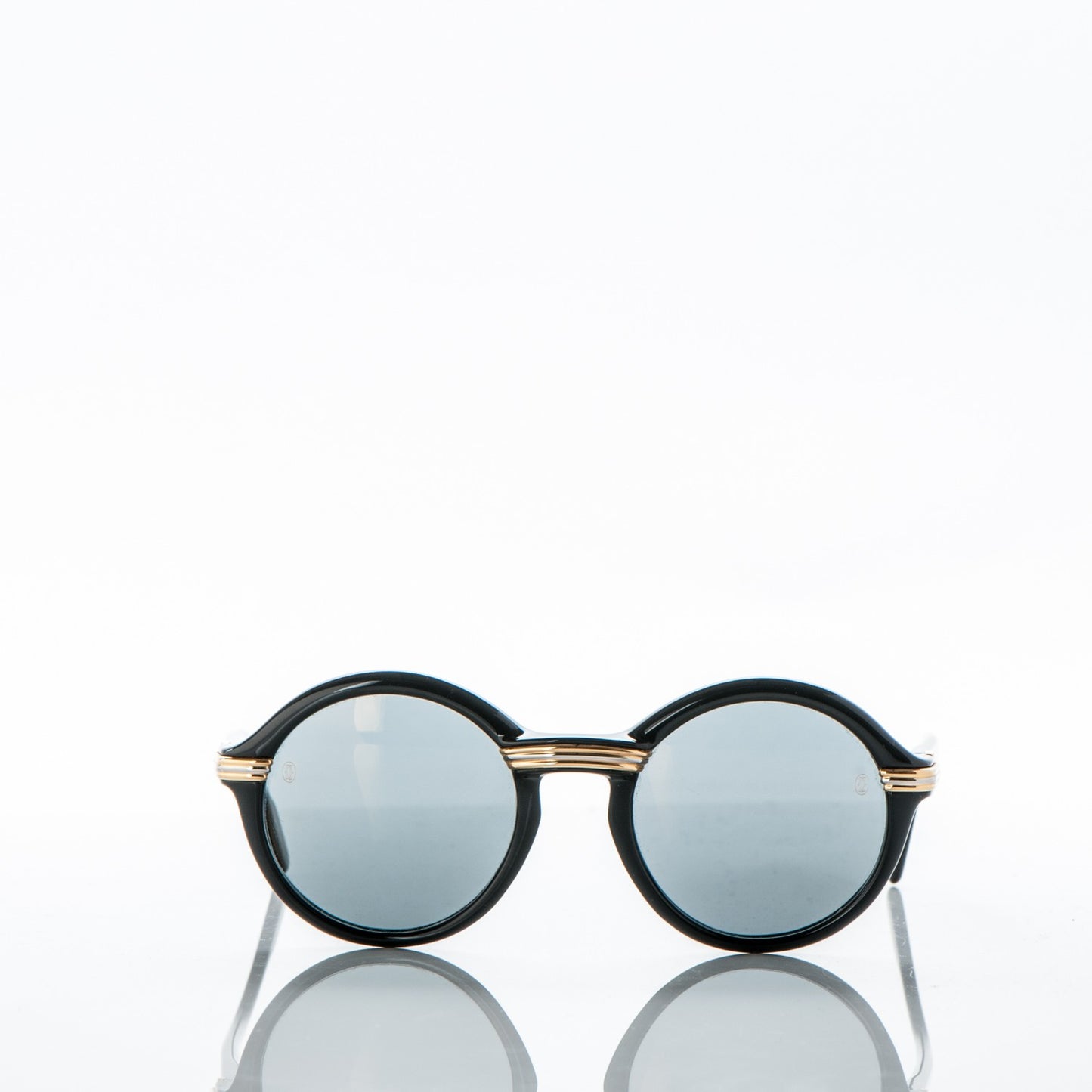 Vintage Cabriolet Sunglasses 130 Black Gold