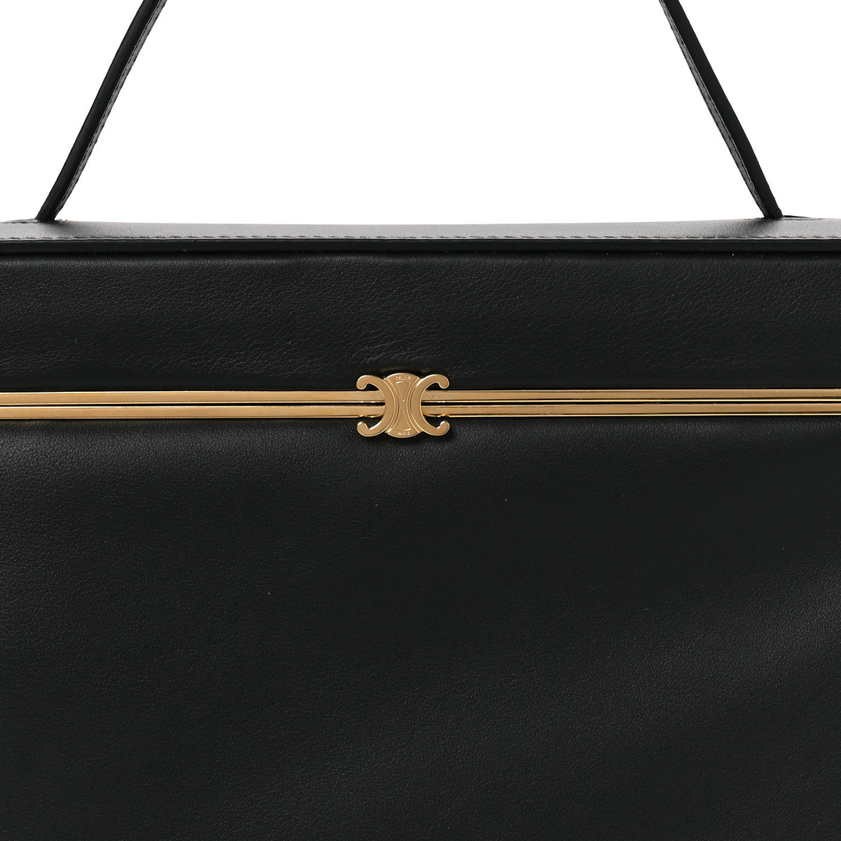 Celine Supple Calfskin Rectangle Bag Black 8 of 11