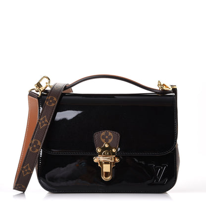 Louis Vuitton Patent Calfskin Monogram Cherrywood BB Black 1 of 9
