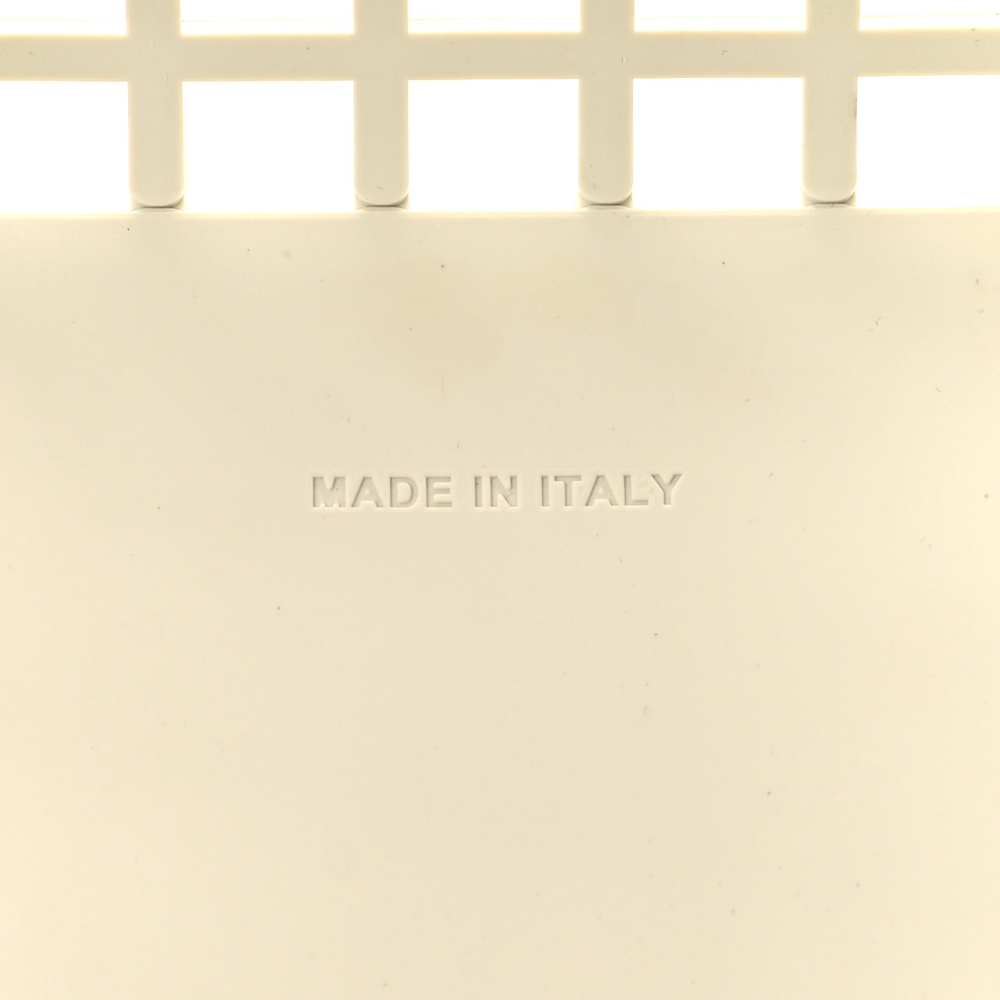 Recycled Plastic Vitello Liberty Matte Medium Fendi Basket White Ice