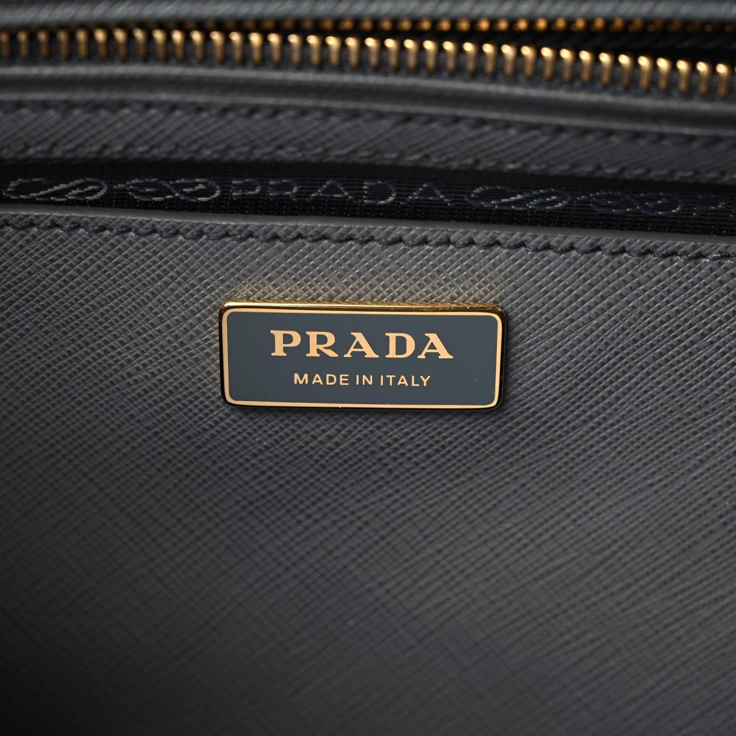 Prada Saffiano Lux Large Galleria Double Zip Tote Mercurio 13 of 13