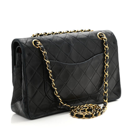Chanel Lambskin Quilted Small Double Flap Black 2 of 10