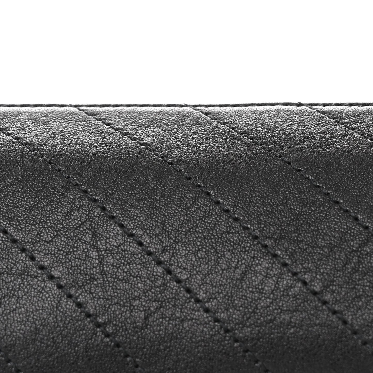 Sakai Be Green Calfskin Diagonal Stitched Mini Blondie Barrel Shoulder Bag Black